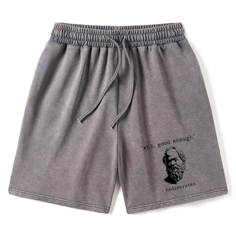 Tokyo-Tiger Mediocrates Meme Washed Shorts