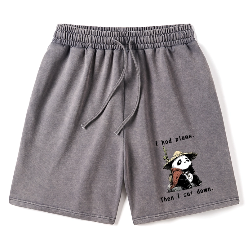 Tokyo-Tiger The Maybe Later Panda Washed Shorts