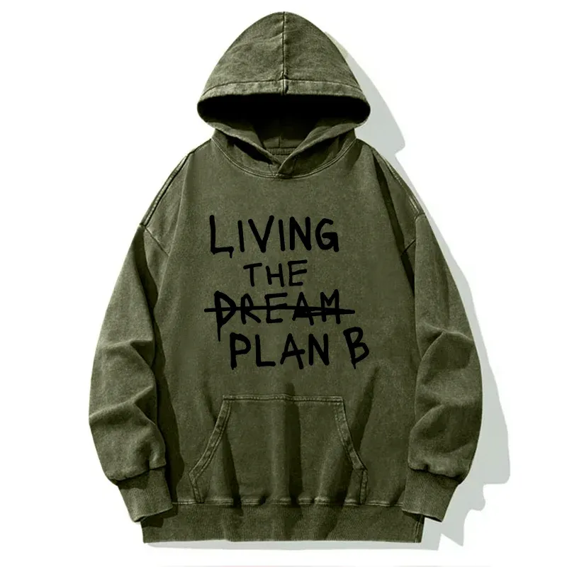 Tokyo-Tiger Implement Plan B Washed Hoodie