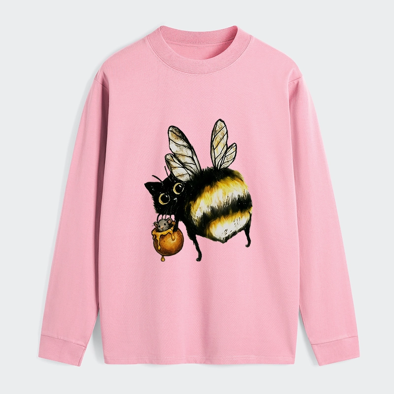 Tokyo-Tiger Cute Catbee Butt Classic Long Sleeve T-Shirt
