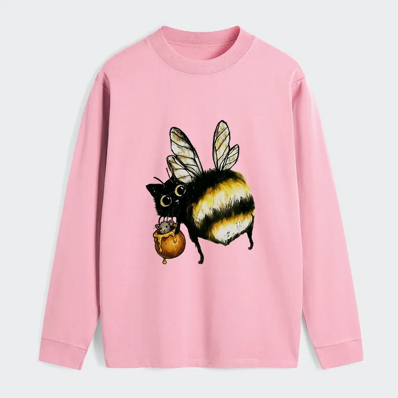 Tokyo-Tiger Cute Catbee Butt Classic Long Sleeve T-Shirt