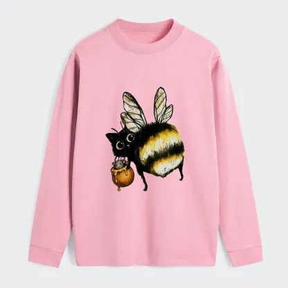 Tokyo-Tiger Cute Catbee Butt Classic Long Sleeve T-Shirt