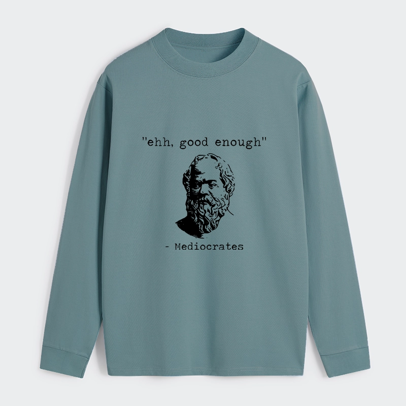 Tokyo-Tiger Mediocrates Meme Classic Long Sleeve T-Shirt