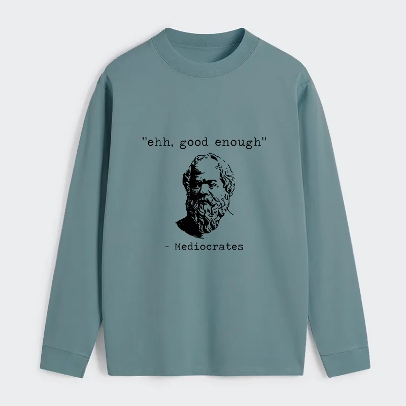Tokyo-Tiger Mediocrates Meme Classic Long Sleeve T-Shirt
