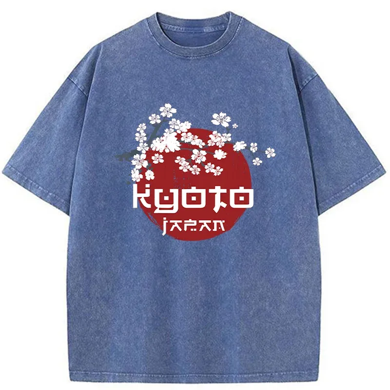 Tokyo-Tiger Tokyo Sakura Washed T-Shirt