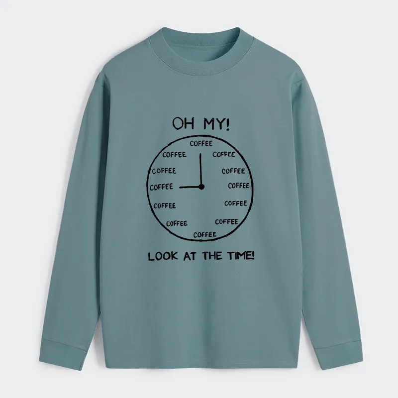 Tokyo-Tiger Coffee Time Classic Long Sleeve T-Shirt