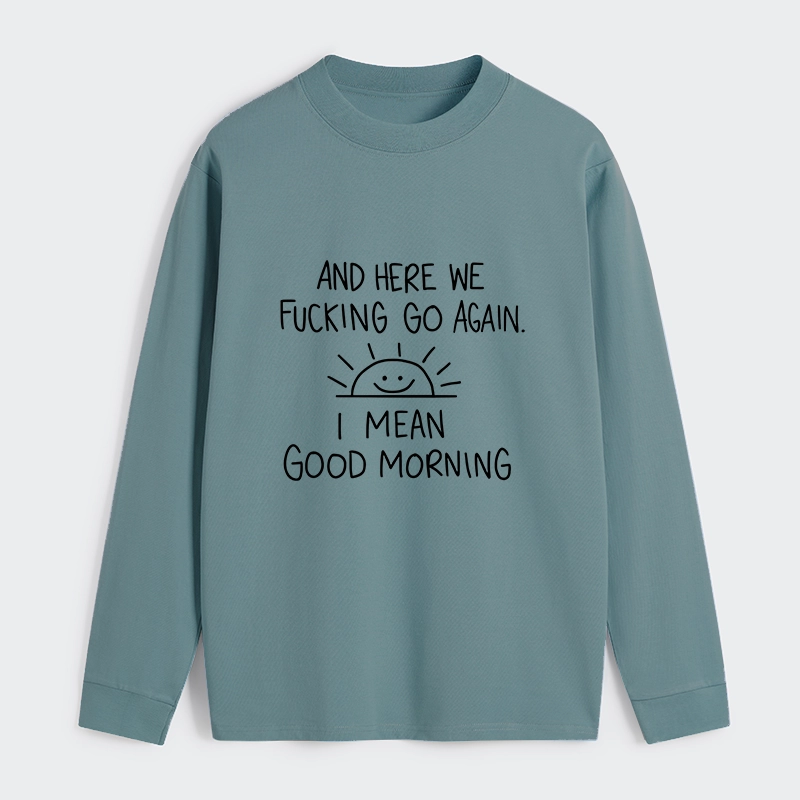 Tokyo-Tiger Different Meanings Of "Good Morning" Classic Long Sleeve T-Shirt