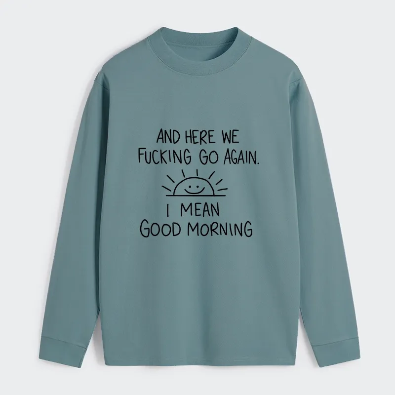 Tokyo-Tiger Different Meanings Of "Good Morning" Classic Long Sleeve T-Shirt