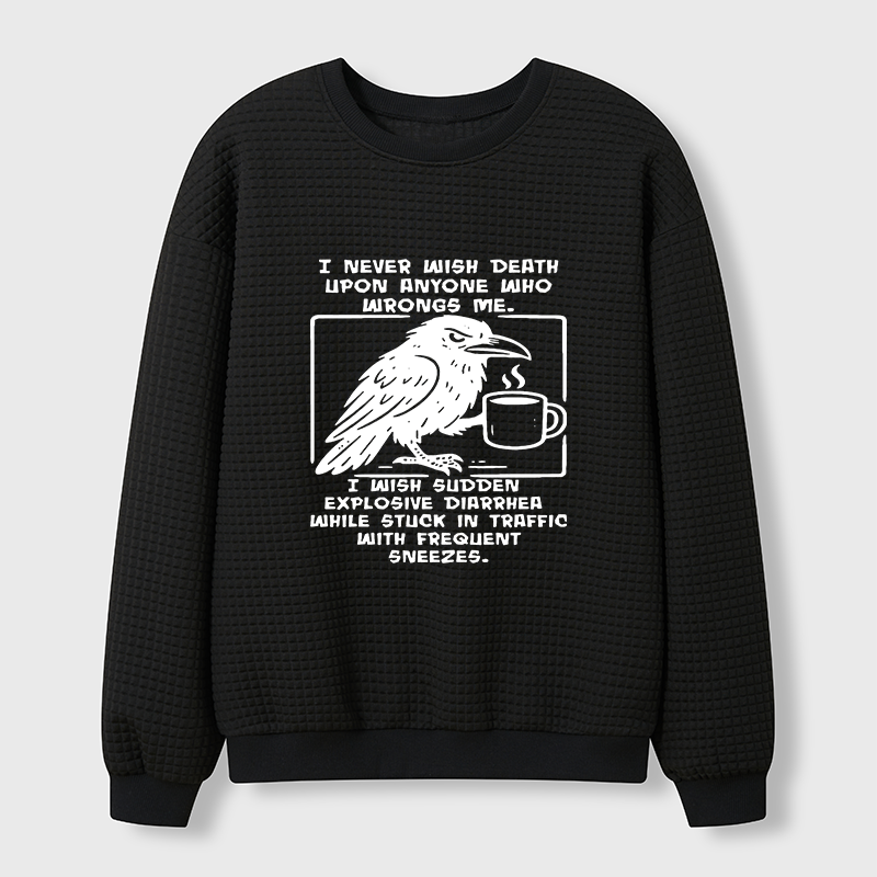 Tokyo-Tiger Curse Of The Raven Waffle Sweatshirt