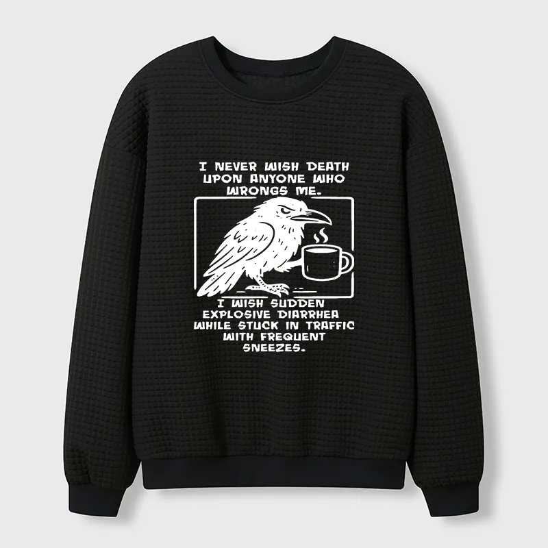 Tokyo-Tiger Curse Of The Raven Waffle Sweatshirt