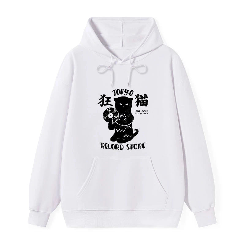 Tokyo-Tiger Tokyo Record Store Cat CD Classic Hoodie