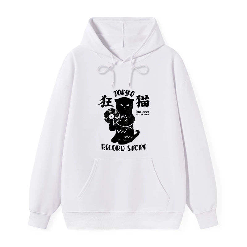 Tokyo-Tiger Tokyo Record Store Cat CD Classic Hoodie Sale