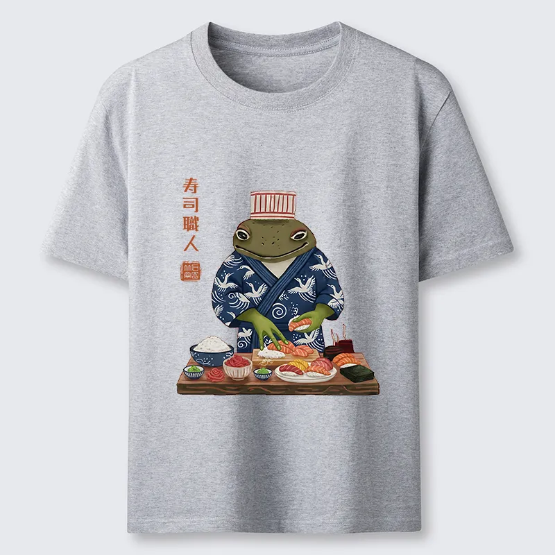 Tokyo-Tiger Frog Sushi Chef Classic T-Shirt