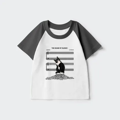 Tokyo-Tiger The Sound Of Silence Kids Raglan T-shirt