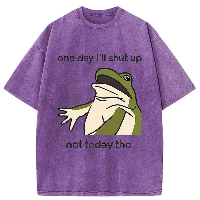 Tokyo-Tiger I Must Ramble On Today Washed T-Shirt