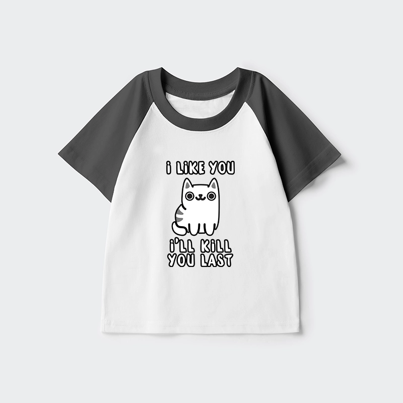 Tokyo-Tiger Cats And Humans Have A Love-hate Relationship Kids Raglan T-shirt