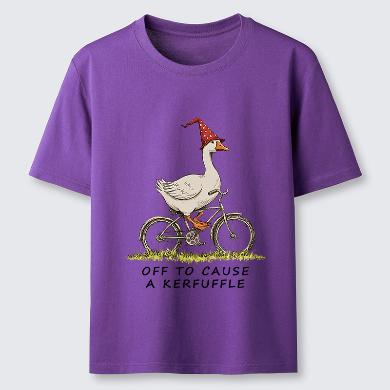 Tokyo-Tiger Stupid Goose Riding A Bicycle Classic T-Shirt