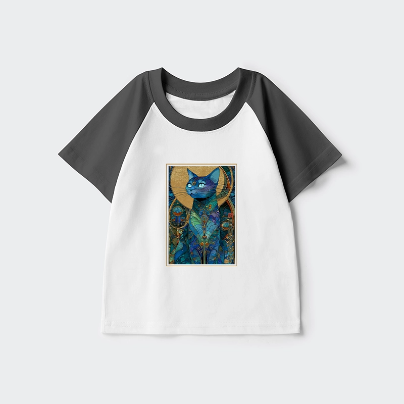 Tokyo-Tiger The Cat’s Plan To Rule Them All Kids Raglan T-shirt