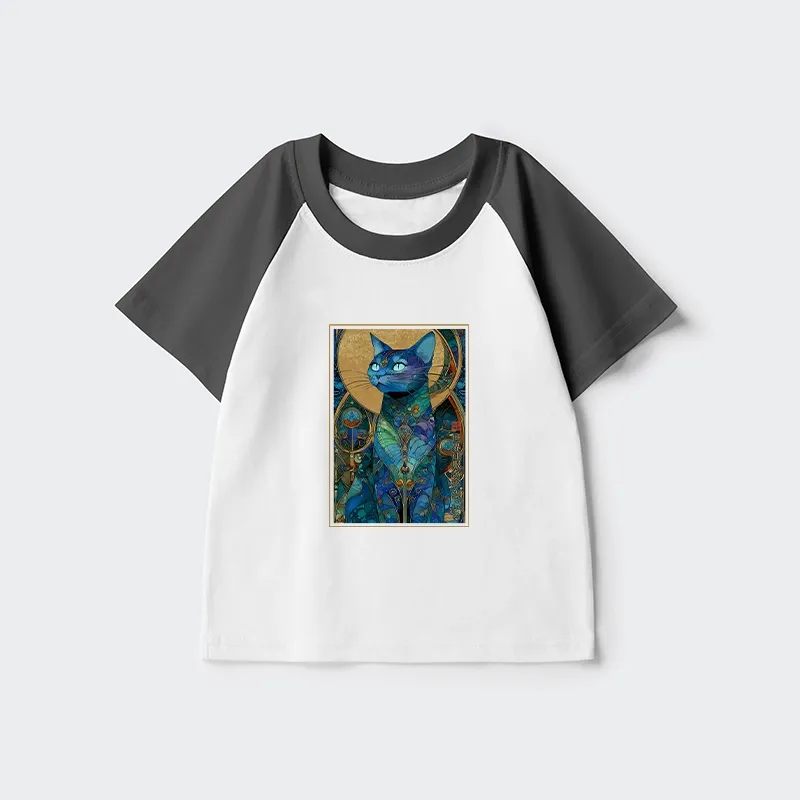 Tokyo-Tiger The Cat’s Plan To Rule Them All Kids Raglan T-shirt