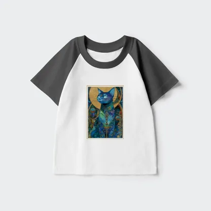 Tokyo-Tiger The Cat’s Plan To Rule Them All Kids Raglan T-shirt
