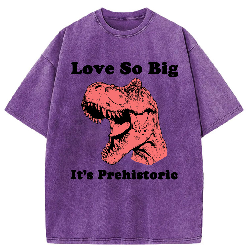 Tokyo-Tiger Prehistoric Love Washed T-Shirt