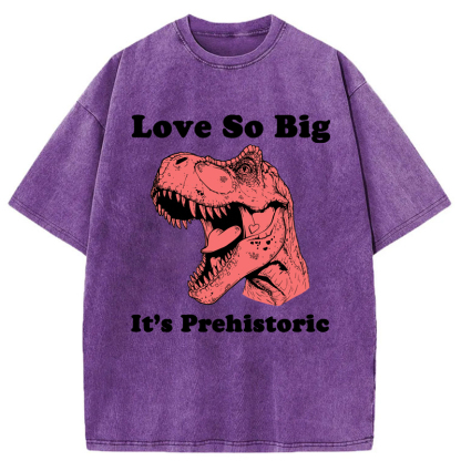 Tokyo-Tiger Prehistoric Love Washed T-Shirt