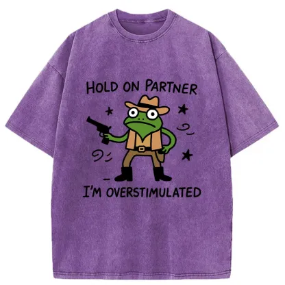 Tokyo-Tiger Overstimulated Frog Washed T-Shirt