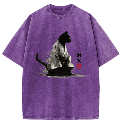 Tokyo-Tiger Depths Of Stillness Washed T-Shirt