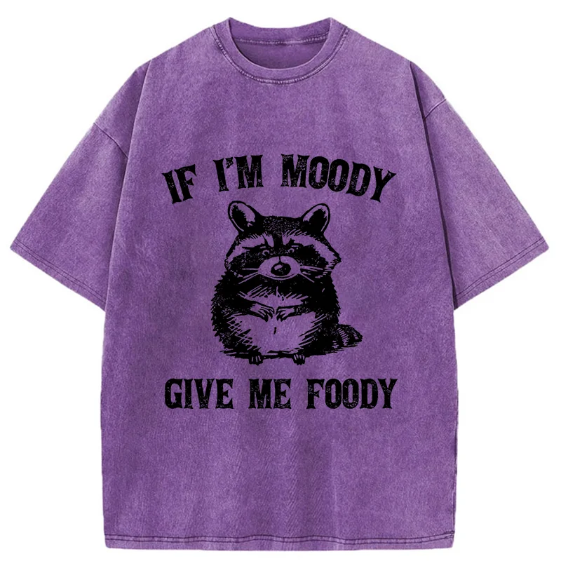 Tokyo-Tiger Eating Can Bring Happiness Washed T-Shirt