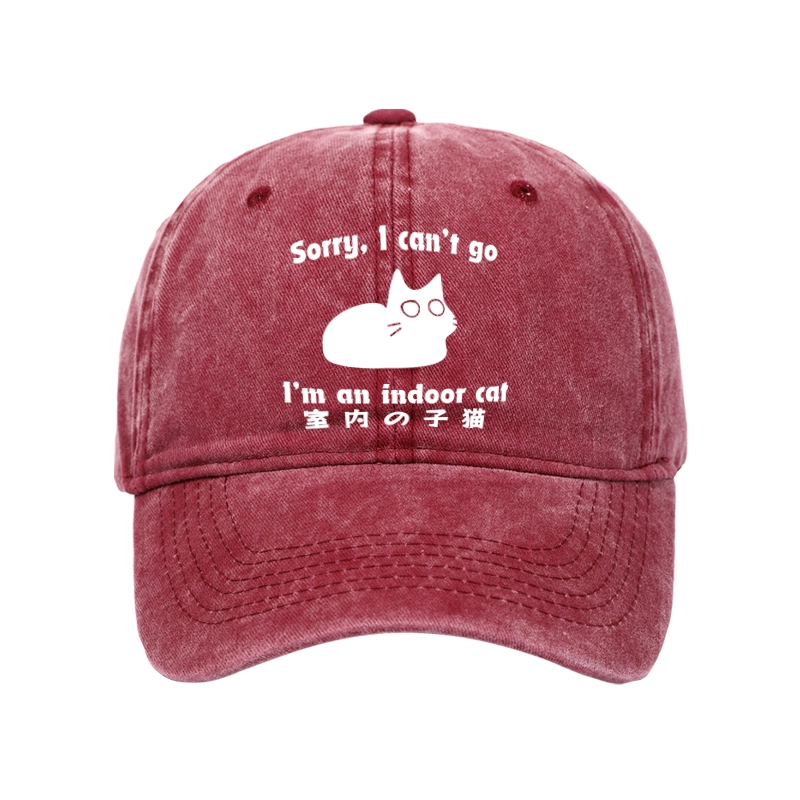 Tokyo-Tiger Indoor Kitten Washed Cap