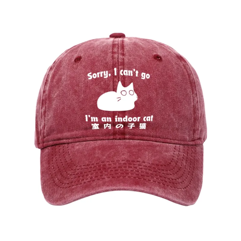Tokyo-Tiger Indoor Kitten Washed Cap