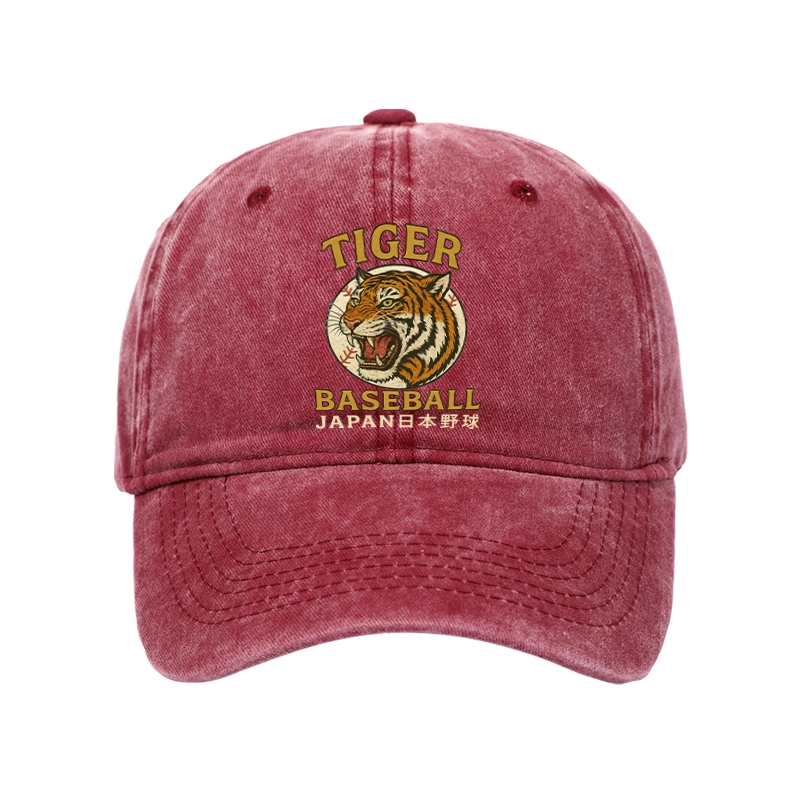 Tokyo-Tiger Osaka Japan Baseball Team Washed Cap