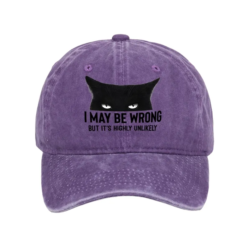 Tokyo-Tiger Cat Can Do No Wrong Washed Cap