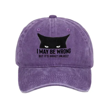 Tokyo-Tiger Cat Can Do No Wrong Washed Cap