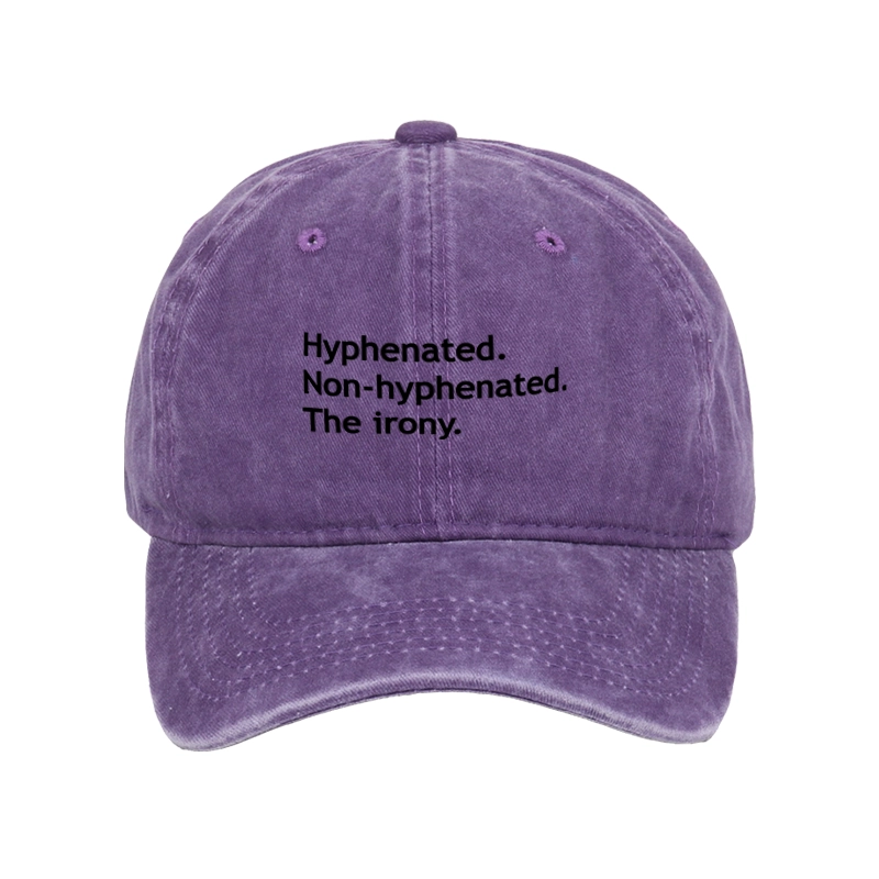 Tokyo-Tiger Hyphenated Funny Washed Cap