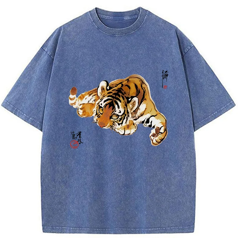 Tokyo-Tiger Tiger Cub Washed T-Shirt