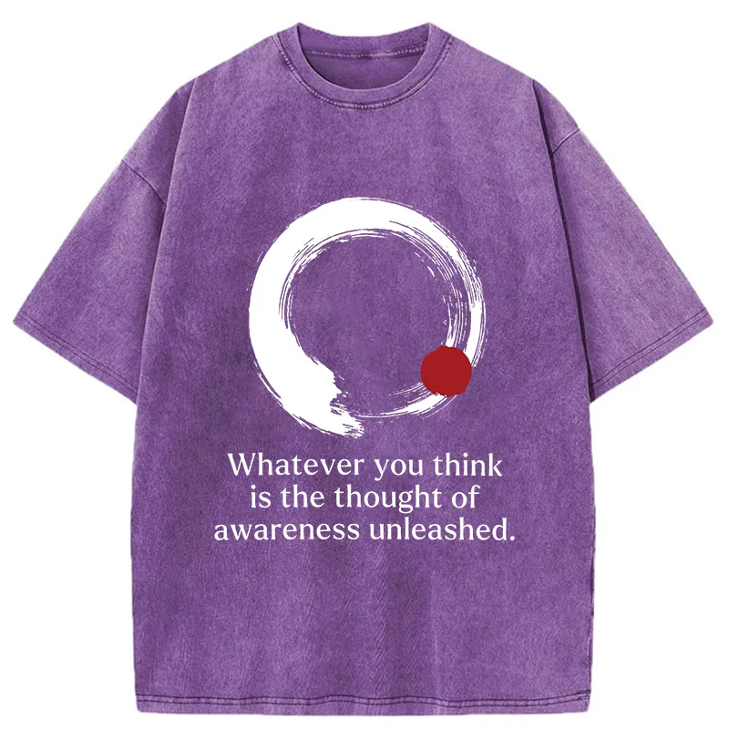 Tokyo-Tiger Zen Thought Washed T-Shirt