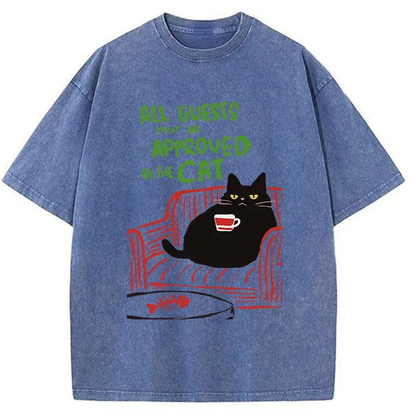 Tokyo-Tiger Cat Is The Master Of The House Washed T-Shirt
