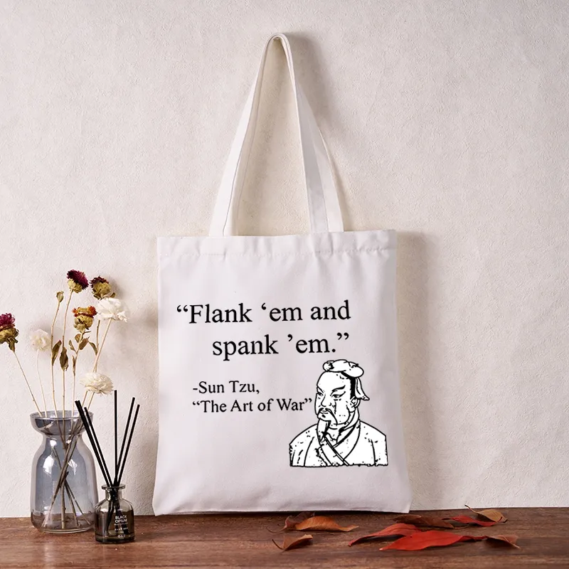 Tokyo-Tiger The Art Of War Funny Tote Bag