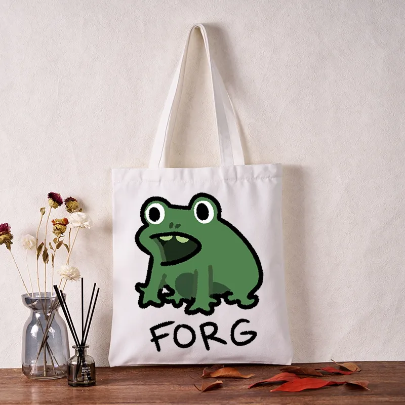 Tokyo-Tiger Funny Forg Japan Tote Bag