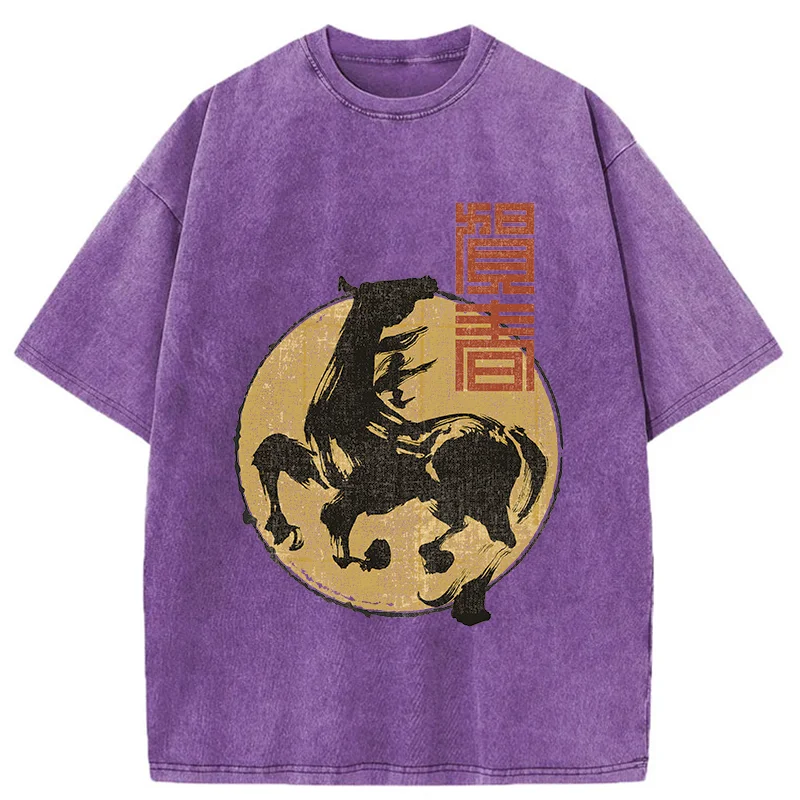 Tokyo-Tiger 2026 Year Of The Horse Washed T-Shirt