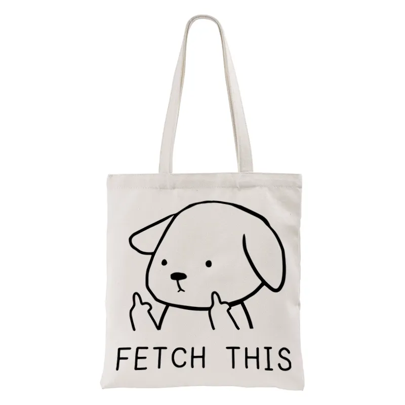 Tokyo-Tiger Fetch This Dog Tote Bag