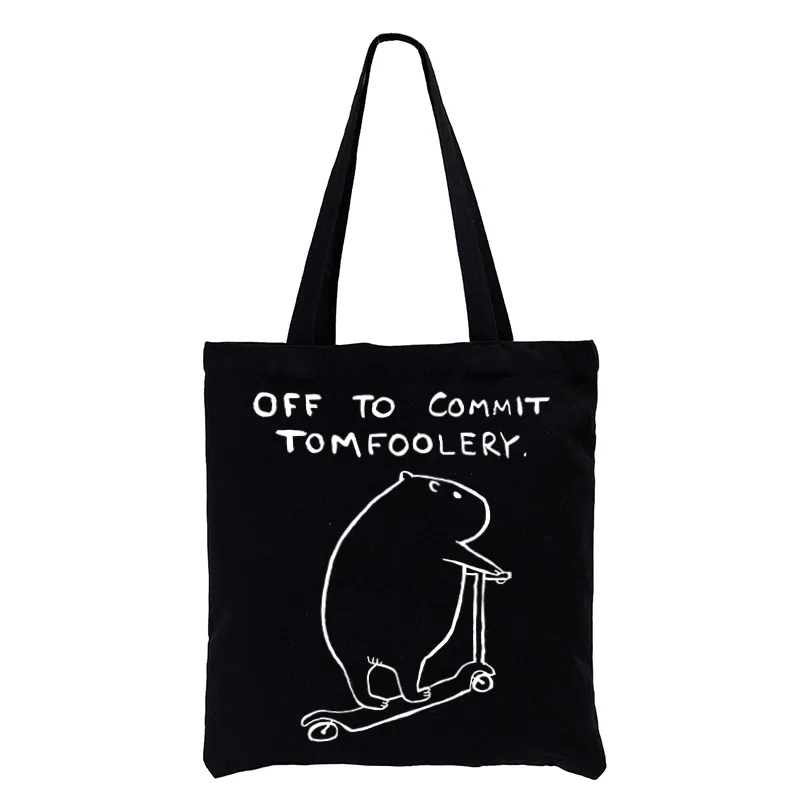 Tokyo-Tiger Capybara Is Ready To Do Something Bad Tote Bag