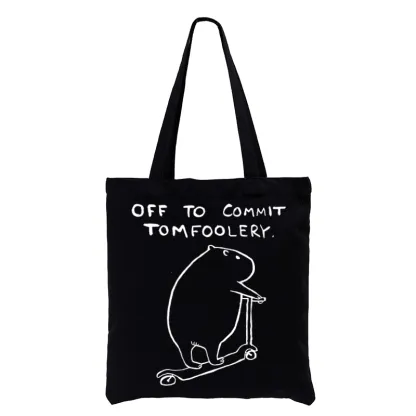 Tokyo-Tiger Capybara Is Ready To Do Something Bad Tote Bag