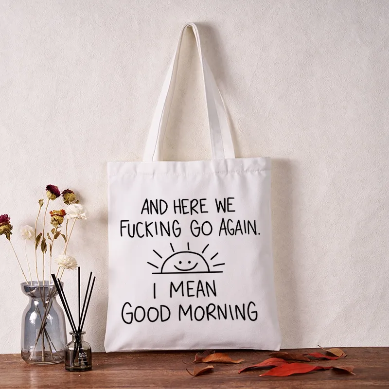 Tokyo-Tiger Different Meanings Of "Good Morning" Tote Bag