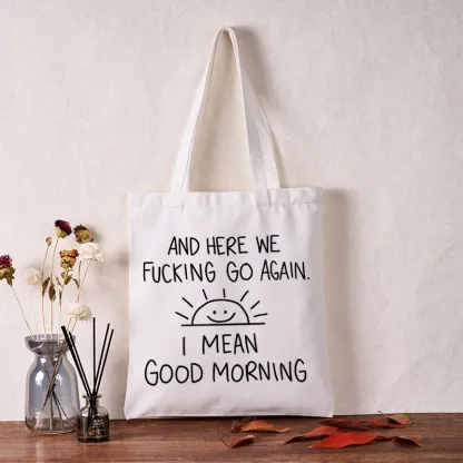 Tokyo-Tiger Different Meanings Of "Good Morning" Tote Bag