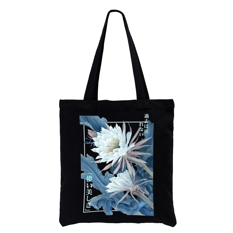 Tokyo-Tiger Vintage Epiphyllum-Short-lived beauty Poster Tote Bag