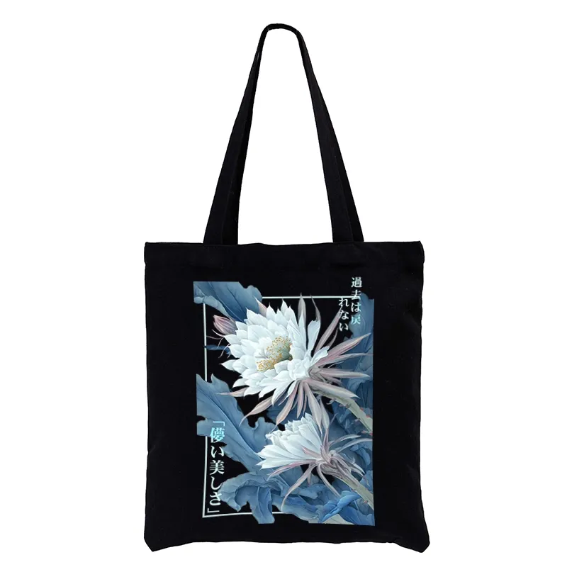 Tokyo-Tiger Vintage Epiphyllum-Short-lived beauty Poster Tote Bag