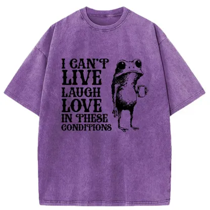 Tokyo-Tiger Frogs That Cannot Survive Washed T-Shirt