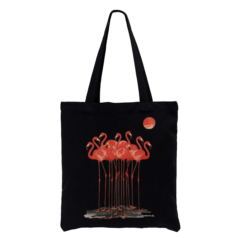 Tokyo-Tiger Flamingos at Dusk Tote Bag